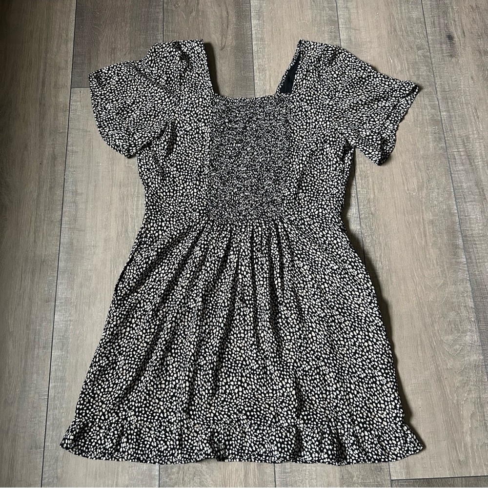 Abercrombie Flutter Sleeve Smocked Mini Dress - image 3